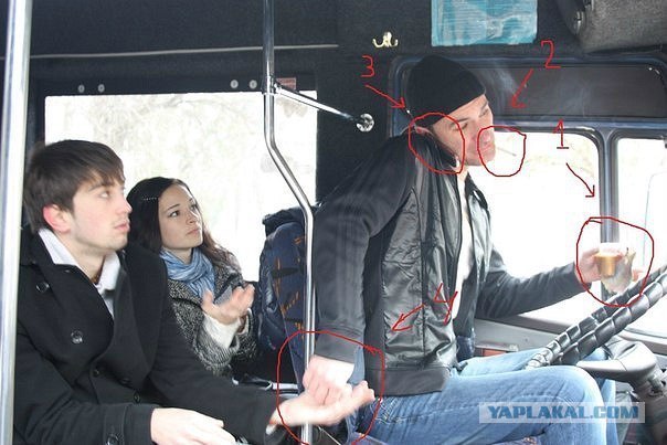 "Мы вас снимаем": Водитель маршрутки VS "Крутые"