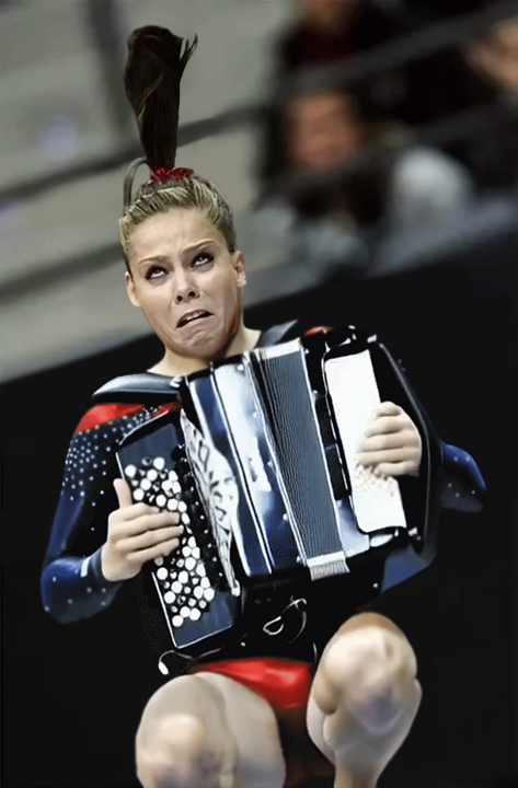 Фотожаба Гимнасточка