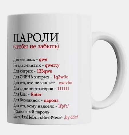 А какая у вас кружка на работе?