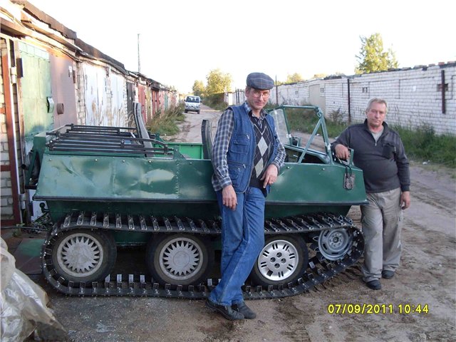Мой самодельный гусеничный вездеход