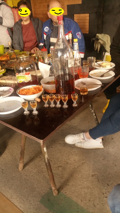 Ферганский плов в разрезе казана