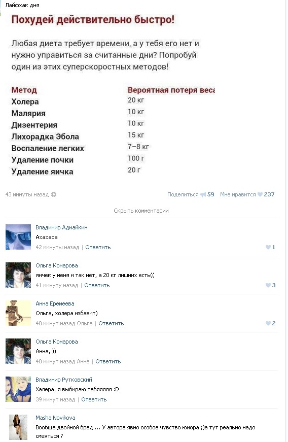 Ужасы и приколы из соцсетей 18+