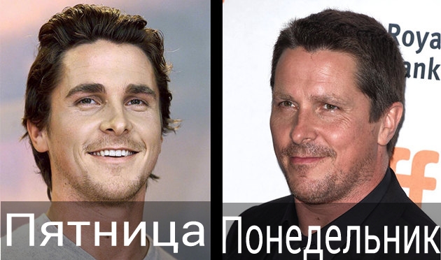 Толстый и тонкий: 5 безумных превращений Кристиана Бэйла