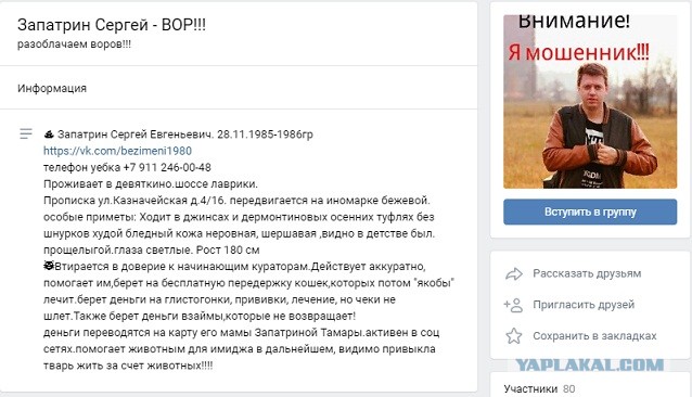 Помогите вернуть кота! Приют "Преданное сердце" украл кота и не отдает!