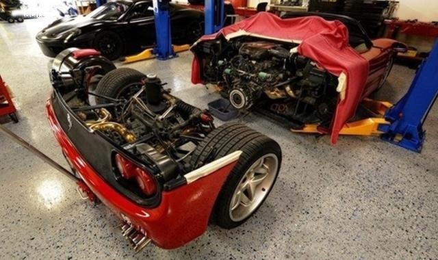 Замена фильтра на Panamera...