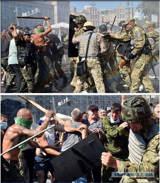 На Майдане снова горят шины