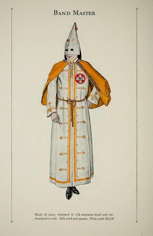 Старый добрый расизм: Каталог одежды Ку-Клукс-Клана, 1925г.