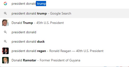 Илон Маск показал, что у Google есть запрет на поиск президента Дональда Трампа