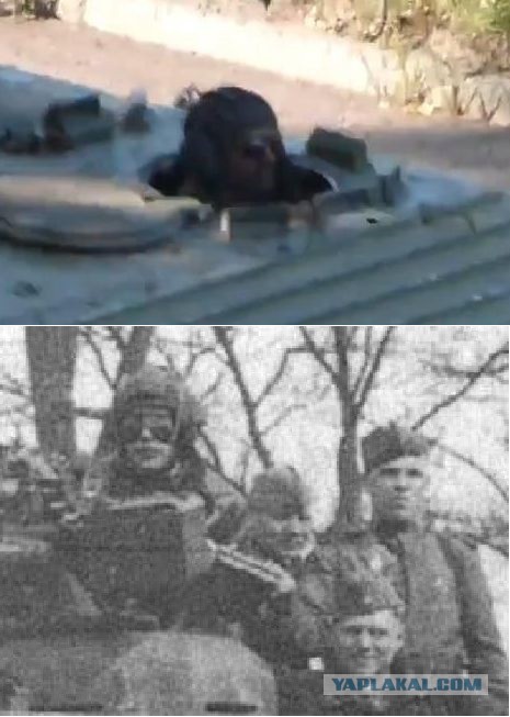 колонна ополченцев через Ровеньки 27.07