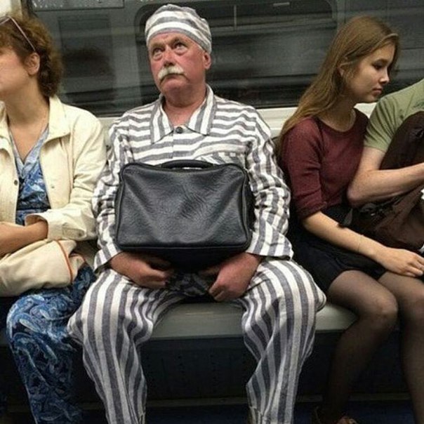 Странные люди, встречающиеся в Московском метро