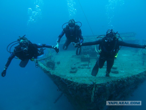 Затопление корабля "Vis" в Хорватии