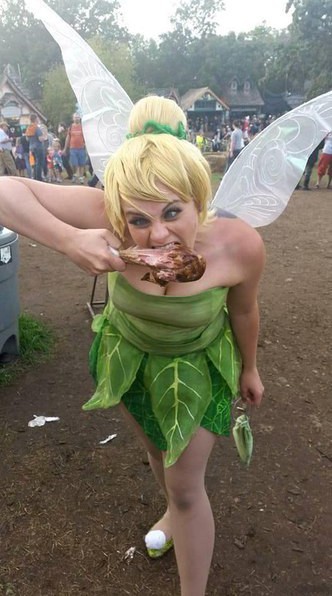 Косплей на фею Динь-Динь (Tinker Bell)