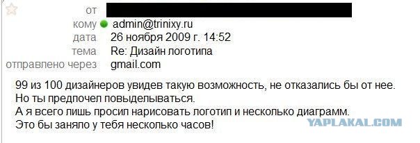 Переписка с дизайнером