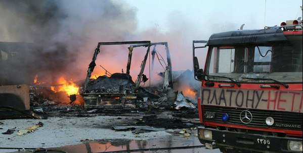 Дальнобойщиков не пускают в Москву,