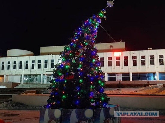 Сегодня зажгли елки в городах