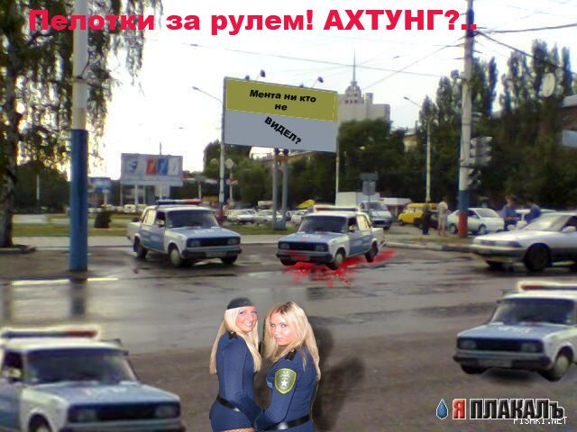 Фотожаба: Честный гаишник на посту