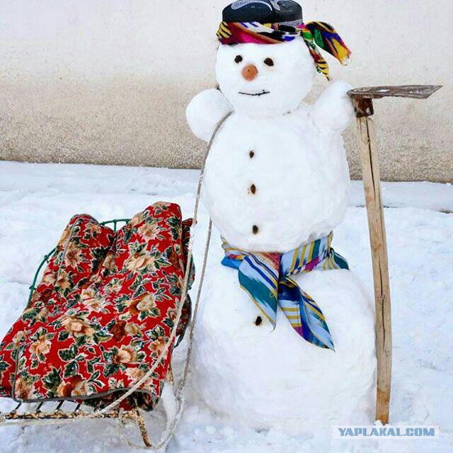 Немного снеговиков Вам !