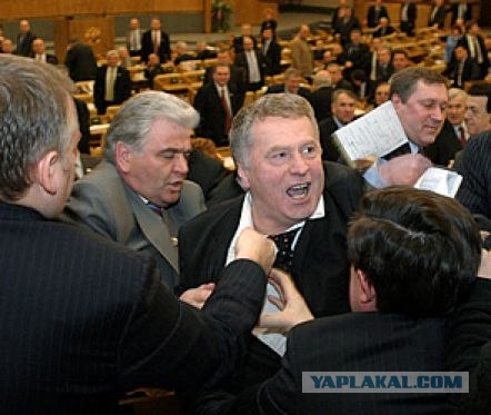 Драка депутатов в Верховной Раде Украины