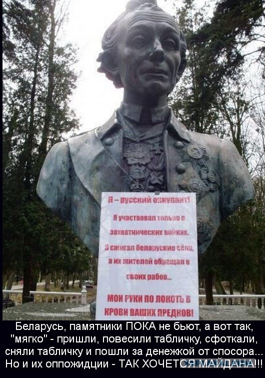 Парнишка подумал, что в Беларуси прокатит его Московская клоунада