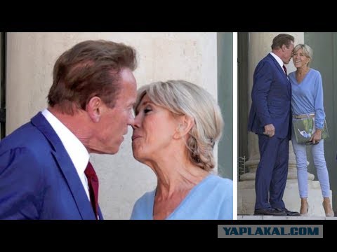 На фото Мелания Трамп и Брижит Макрон