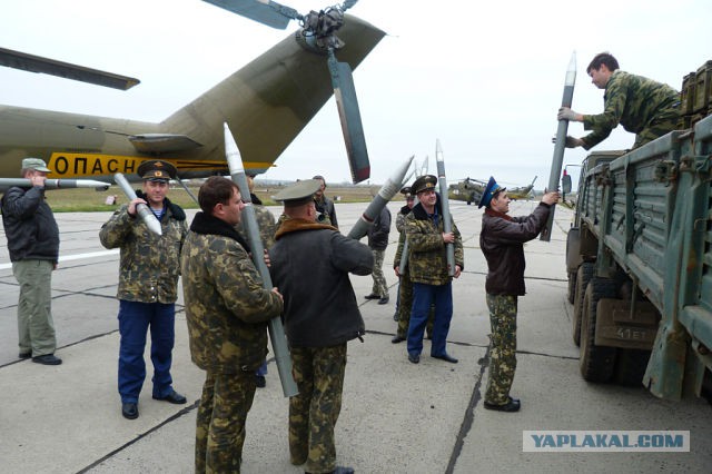 Как снаряжают вертолеты