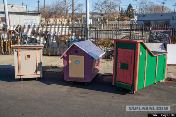 Крошечные домики для бездомных
