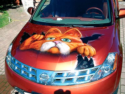 Аэрография автомобиля