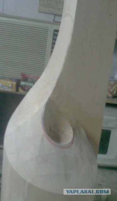 Изготовление заходного столба на лестницу