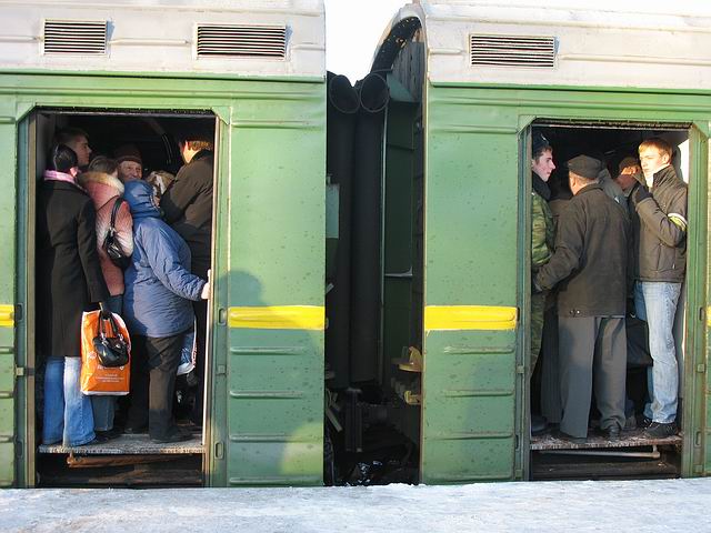 Поездка на дачу во времена СССР.