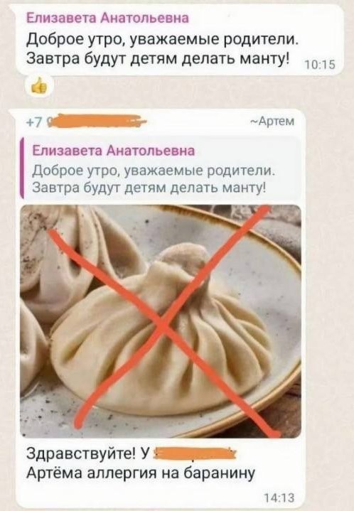 Родительские чаты они такие...