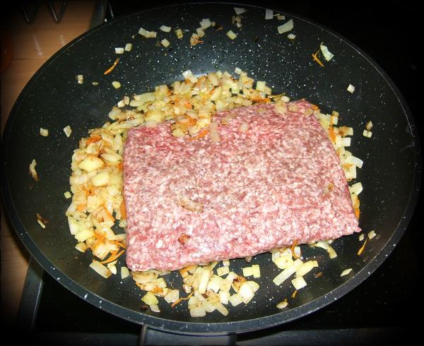 Запеканка с фаршем и овощами