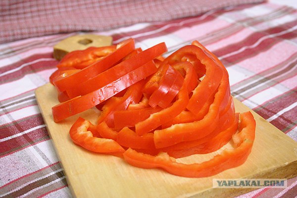 Рыба со сладким перцем и сидром