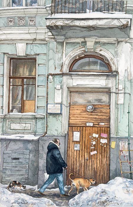 Городские пейзажи Елены Дергилёвой