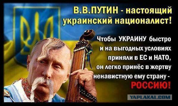 Путин держит Порошенко за Боинг