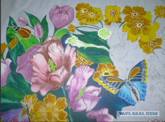 Роспись в технике батик