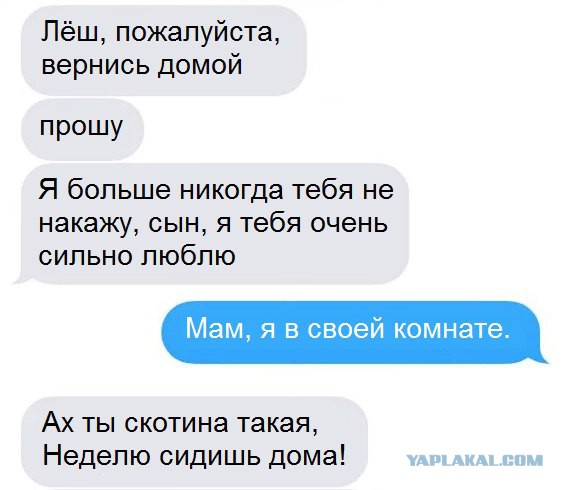 Шуточки над мамой