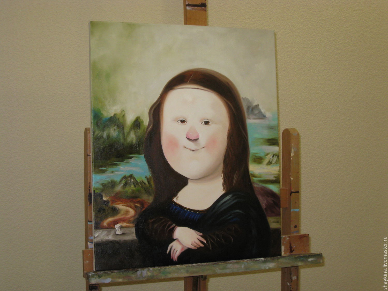 Копия картины. Гапчинская Мона Лиза. Картины гапчинской Мона Лиза. Gapchinska Мона Лиза. Евгения Гапчинская Мона Лиза.