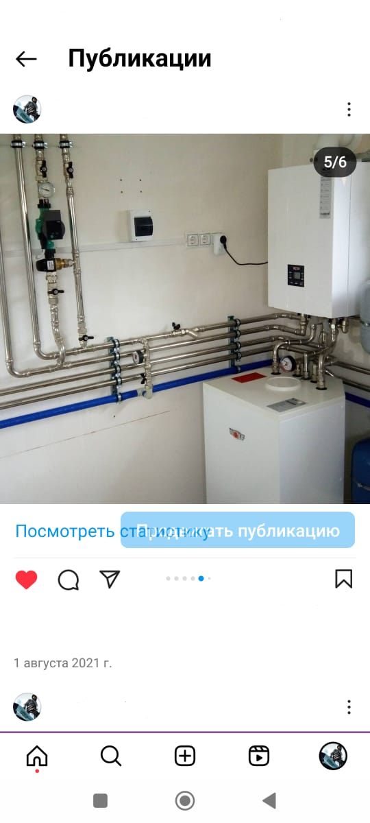 Приятно смотреть, когда работает профи - котельная в частном доме
