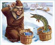 Отец съездил на рыбалку!