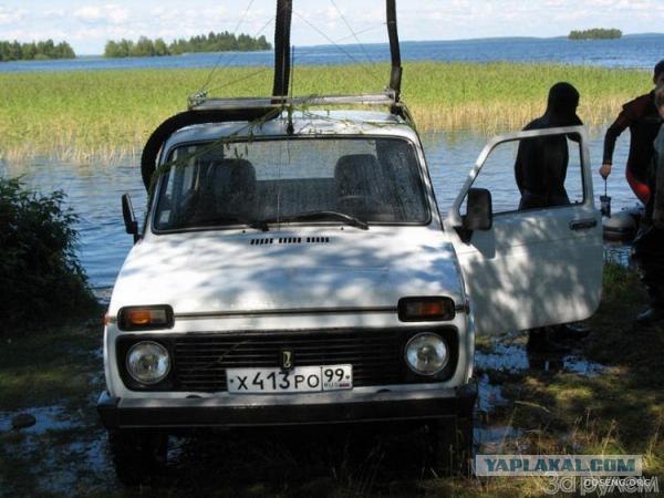 Подводная "Нива"! (видео)