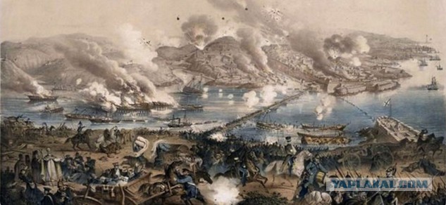 Легендарная буря 1854 года в Крыму неподалеку от Балаклавы