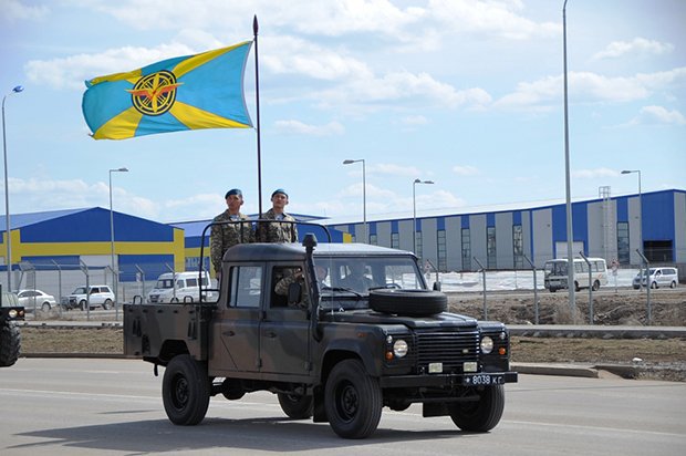 Подготовка к параду в Астане