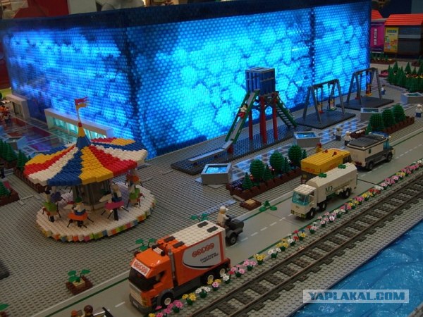 Lego-инсталляция Олимпиады 2008 в Гонконге