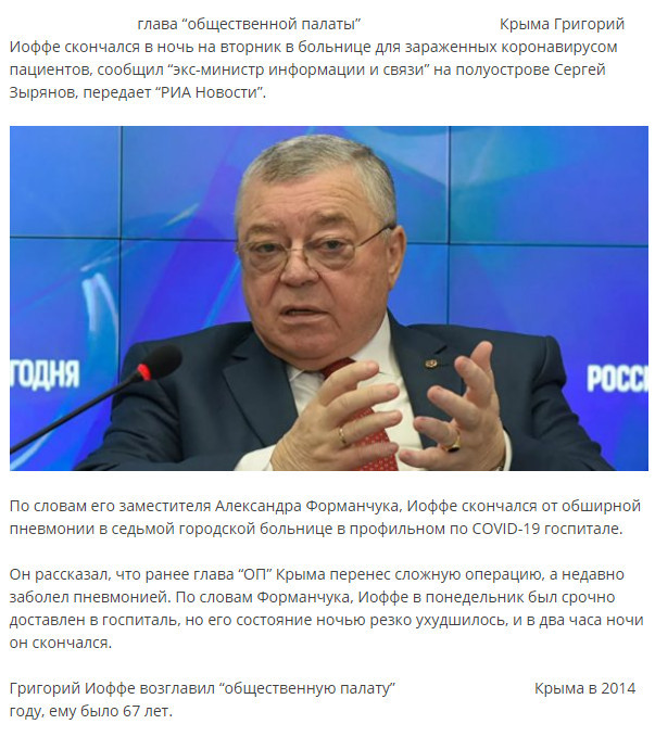 Пандемия. Коронавирус. Россия и мир. Последняя информация. Часть 19