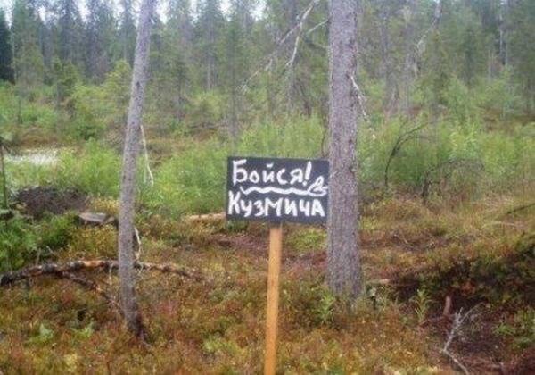 Прикольные надписи и объявления