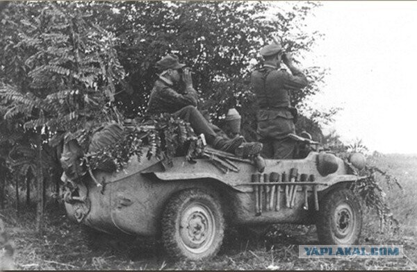 Плавающие автомобили танковых дивизий Вермахта