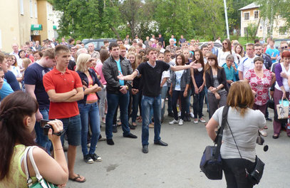 Народный сход в Среднеуральске