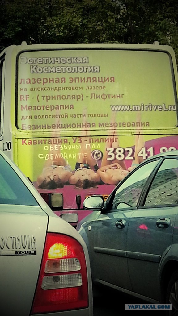 Надписи на авто.