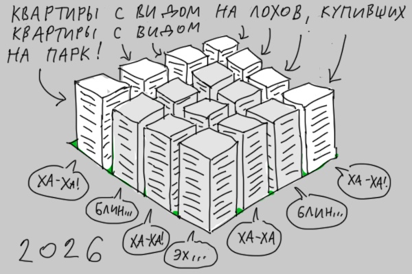 Квартиры с видом на парк