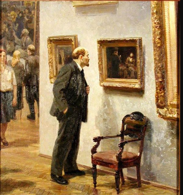 Ко дню рождения Ленина. Жизнь Ильича в живописи